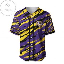 NCAA LSU Tigers Sport Style Baseball Jersey