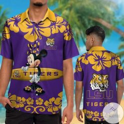 NCAA LSU Tigers Minnie Hawaiian Shirt