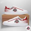 NCAA Ohio State Buckeyes White Stan Smith Shoes
