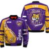 NCAA LSU Tigers Fire Ball Bomber Jacket