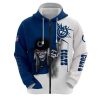 NFL Indianapolis Colts Halloween Iron Maiden Zip Up Hoodie