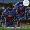 NFL New York Giants Navy Blue Red Skull Pullover Hoodie