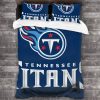 NFL Tennessee Titans Navy Blue Bedding Set V2