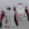 NFL Kansas City Chiefs Grey Skull Baseball Jacket