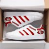 NFL San Francisco 49ers White Red Stan Smith Shoes V4