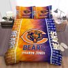 NFL Chicago Bears Custom Name Big Logo Bedding Set V2