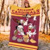 NFL Arizona Cardinals Walt Disney Red Yellow Fleece Blanket