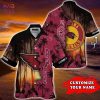 NFL Arizona Cardinals Custom Name Coconut Tree Red Hawaiian Shirt