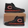 NFL Chicago Bears Black Orange Ambient High Top Shoes