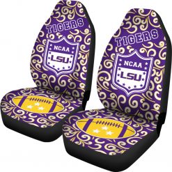 Alternative view of NCAA LSU Tigers Artist Car Seat Covers