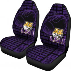 Alternative view of NCAA LSU Tigers The Victory Car Seat Covers