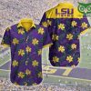 NCAA LSU Tigers Purple Gold Hawaiian Shirt