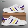 NCAA LSU Tigers White Stan Smith Shoes