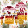 NFL Arizona Cardinals Custom Name Number Ugly Christmas Sweater