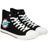 NFL Miami Dolphins Black High Top Shoes
