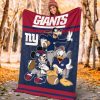 NFL New York Giants Blue Red Walt Disney Fleece Blanket
