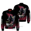 NFL Arizona Cardinals Halloween Black Bomber Jacket