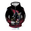 NFL Arizona Cardinals Halloween Black Zip Up Hoodie