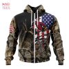 NFL Arizona Cardinals Custom Name Number Special Camo Zip Up Hoodie