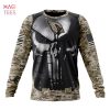 NFL Arizona Cardinals Custom Name Number Punisher Skull Camo Sweatshirt