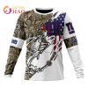 NFL New York Giants Custom Name Number Special Fish Sweatshirt