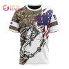 NFL New York Giants Custom Name Number Special Fish T-Shirt