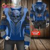NFL Tennessee Titans Custom Name Skull Navy Blue Sweatshirt