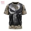 NFL Tennessee Titans Custom Name Number Punisher Skull T-Shirt