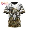 NFL Tennessee Titans Custom Name Number Deer Skull T-Shirt
