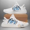 NCAA North Carolina Tar Heels Tearing Open Logo Yeezy Boost Sneakers V1