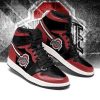 NCAA Ohio State Buckeyes Red Air Jordan 1 High Sneakers
