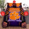 NCAA Clemson Tigers Custom Name Bedding Set V5