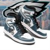 NFL Philadelphia Eagles Green White Helmet Air Jordan 1 High Sneakers
