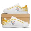 NFL Pittsburgh Steelers White Golden Stan Smith Shoes