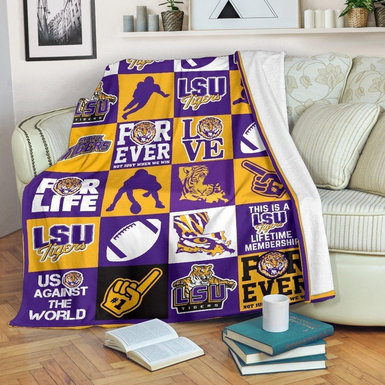 NCAA LSU Tigers Special Edition Fleece Blanket
