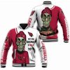 NFL Arizona Cardinals Red White Baseball Jacket