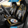 NFL Pittsburgh Steelers Black Grey Helmet Car Seat Covers