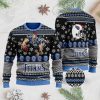 NFL Tennessee Titans Navy Blue Black Ugly Christmas Sweater