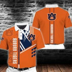 NCAA Auburn Tigers Orange Polo Shirt