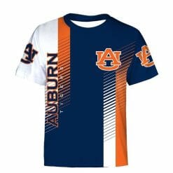 NCAA Auburn Tigers Navy Blue Orange T-Shirt