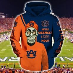 NCAA Auburn Tigers Haters Silence Pullover Hoodie