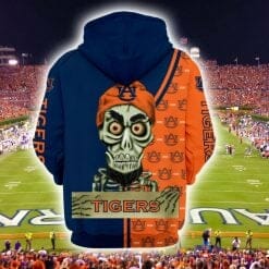Alternative view of NCAA Auburn Tigers Haters Silence Zip Up Hoodie