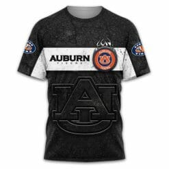 NCAA Auburn Tigers Black White T-Shirt