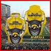 NCAA Iowa Hawkeyes Gold Grey Pullover Hoodie