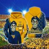 NCAA West Virginia Mountaineers Blue Achmed Gold Pullover Hoodie