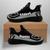 NFL Las Vegas Raiders Silver Black Reze Sneakers V2