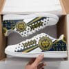 NCAA Notre Dame Fighting Irish White Blue Stan Smith Shoes