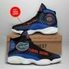 NCAA Florida Gators Custom Name Blue Black Air Jordan 13 Shoes