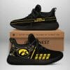 NCAA Iowa Hawkeyes Black Gold Reze Sneakers