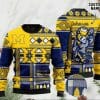 NCAA Michigan Wolverines Custom Name Ugly Christmas Sweater